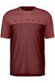 SCOTT Tricou de ciclism cu mânecă scurtă - DEFINED MERINO SS - roșu
