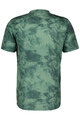 SCOTT Tricou de ciclism cu mânecă scurtă - DRI TIE DYE - verde