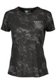 SCOTT Tricou de ciclism cu mânecă scurtă - DRI TIE DYE W - negru
