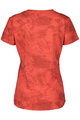 SCOTT Tricou de ciclism cu mânecă scurtă - DRI TIE DYE W - roșu