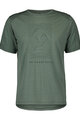 SCOTT Tricou de ciclism cu mânecă scurtă - DEFINED MERINO GRAPHIC SS - verde