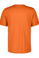SCOTT Tricou de ciclism cu mânecă scurtă - DEFINED MERINO GRAPHIC SS - portocaliu