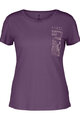 SCOTT Tricou de ciclism cu mânecă scurtă - DEFINED MERINO GRAPHIC SS W - mov