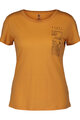 SCOTT Tricou de ciclism cu mânecă scurtă - DEFINED MERINO GRAPHIC SS W - portocaliu