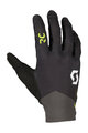 SCOTT Mănuși cu degete lungi de ciclism - RC SCOTT-SRAM LF - negru/galben