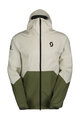 SCOTT jachetă impermeabilă - EXPLORAIR LIGHT DRYO 2.5L - alb/verde