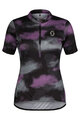 SCOTT Tricou de ciclism cu mânecă scurtă - ENDURANCE 10 W - negru/mov