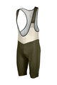 SCOTT Pantaloni scurți de ciclism cu bretele - BIB RC TEAM ++ - verde/gri
