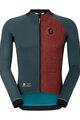 SCOTT Jachetă rezistentă la vânt de ciclism - RC PRO WARM GTX WS-REMIX - verde/roșu