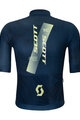 SCOTT Tricou de ciclism cu mânecă scurtă - RC PRO - albastru/galben