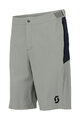 SCOTT Pantaloni scurți de ciclism fără bretele - VERTIC LT W/PAD - gri/albastru