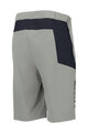 SCOTT Pantaloni scurți de ciclism fără bretele - VERTIC LT W/PAD - gri/albastru