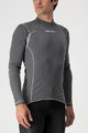CASTELLI Tricou de ciclism cu mânecă lungă - FLANDERS WARM - gri