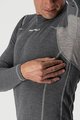 CASTELLI Tricou de ciclism cu mânecă lungă - FLANDERS WARM - gri