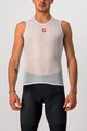 CASTELLI Tricou de ciclism fără mâneci - PRO ISSUE - alb