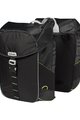 BASIL Geantă de ciclism - MILES DOUBLE BAG - negru/verde