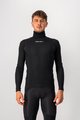 CASTELLI Tricou de ciclism cu mânecă lungă - FLANDERS WARM NECK - negru