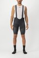 CASTELLI Pantaloni scurți de ciclism cu bretele - SUPERLEGGERA - negru