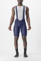 CASTELLI Pantaloni scurți de ciclism cu bretele - SUPERLEGGERA - albastru