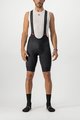 CASTELLI Pantaloni scurți de ciclism cu bretele - COMPETIZIONE - negru