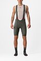 CASTELLI Pantaloni scurți de ciclism cu bretele - COMPETIZIONE - verde