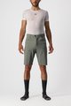CASTELLI Pantaloni scurți de ciclism fără bretele - UNLIMITED BAGGY - verde