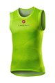 CASTELLI Tricou de ciclism fără mâneci - PRO MESH - galben