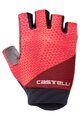CASTELLI Mănuși de ciclism fără degete - ROUBAIX GEL 2W - roz