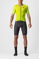 CASTELLI Salopetă de ciclism - PR SPEED - verde deschis