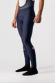 CASTELLI Pantaloni de ciclism lungi cu bretele - ENTRATA - albastru