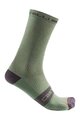 CASTELLI Șosete clasice de ciclism - SUPERLEGGERA T 18 - verde