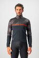 CASTELLI Jachetă termoizolantă de ciclism - FINESTRE - negru/roșu
