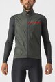 CASTELLI Jachetă rezistentă la vânt de ciclism - SQUADRA STRETCH - verde