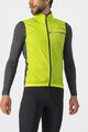 CASTELLI Jachetă rezistentă la vânt de ciclism - SQUADRA STRETCH - verde deschis