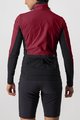 CASTELLI Jachetă rezistentă la vânt de ciclism - UNLIMITED W PUFFY - bordo