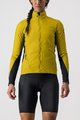 CASTELLI Jachetă rezistentă la vânt de ciclism - UNLIMITED W PUFFY - galben/gri