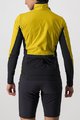 CASTELLI Jachetă rezistentă la vânt de ciclism - UNLIMITED W PUFFY - galben/gri