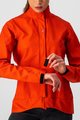 CASTELLI Foiță de ploaie impermeabilă de ciclism - COMMUTER W REFLEX - portocaliu/roșu