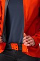 CASTELLI Foiță de ploaie impermeabilă de ciclism - COMMUTER W REFLEX - portocaliu/roșu