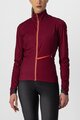 CASTELLI Jachetă termoizolantă de ciclism - GO W - bordo