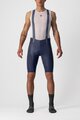 CASTELLI Pantaloni scurți de ciclism cu bretele - FREE AERO RC - albastru