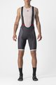 CASTELLI Pantaloni scurți de ciclism cu bretele - COMPETIZIONE KIT - gri