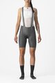 CASTELLI Pantaloni scurți de ciclism cu bretele - FREE AERO RC W - gri