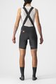 CASTELLI Pantaloni scurți de ciclism cu bretele - VELOCISSIMA 3 - negru