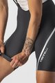 CASTELLI Pantaloni scurți de ciclism cu bretele - VELOCISSIMA 3 - negru