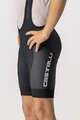 CASTELLI Pantaloni scurți de ciclism cu bretele - JR COMPETIZIONE - negru/alb