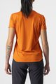 CASTELLI Tricou de ciclism cu mânecă scurtă - TECH 2 TEE - portocaliu