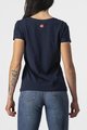 CASTELLI Tricou de ciclism cu mânecă scurtă - BELLAGIO TEE - albastru