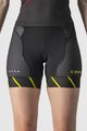 CASTELLI Pantaloni scurți de ciclism fără bretele - FREE W SHORT TRI - negru/verde deschis