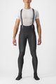 CASTELLI Pantaloni de ciclism lungi cu bretele - FREE AERO RC - negru